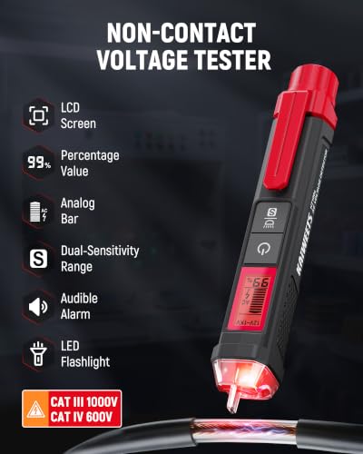 KAIWEETS Circuit Breaker Finder Kit with Voltage Tester for Circuit Tracer