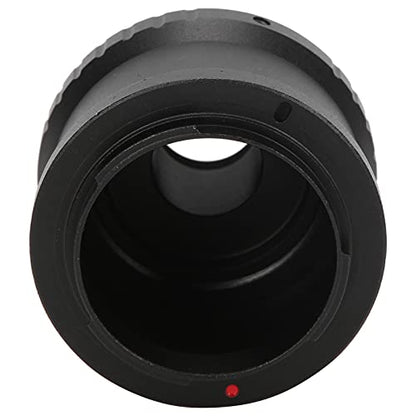 Lens Adapter, 23.2mm Microscope T Mount Tube T2 Mount Camera Adapter for E Mount Camera, M42x0.75 Interface, for Biological Microscope
