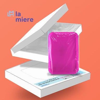 LA MIERE 500Pcs/box Dental Tray Sleeve 7.5"" x 10.5 Instrument Tray Cover Lockable Set up Sleeves Size F, Plastic Instrument F-Lok Flat Trays Sleeves (Clear, 500pcs | 1 Boxes) - color: Clear
