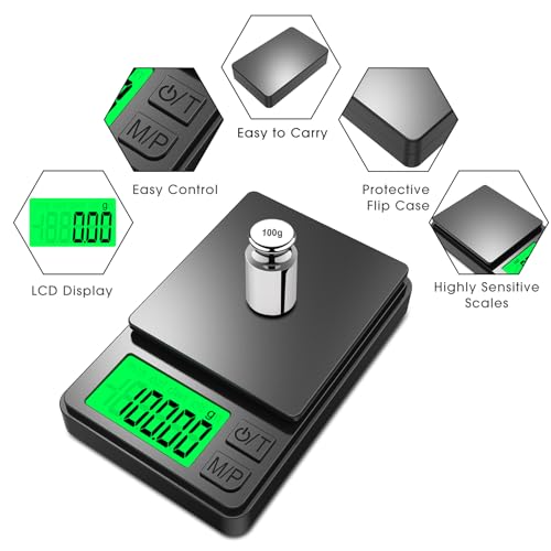 Mik-Nana Pocket Scale, 1000g x 0.01g Precision Gram Scale