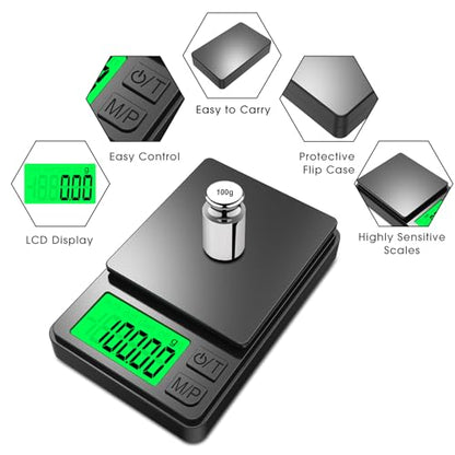 Mik-Nana Pocket Scale, 1000g x 0.01g Precision Gram Scale