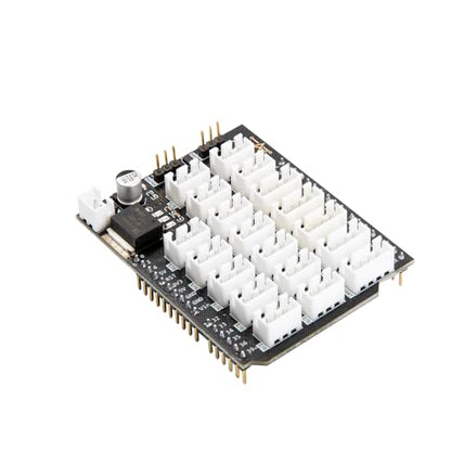 Easy-Plug ESP32 Expansion Board, ESP32-IO Sensor Expansion Board, for ESP32 Development Board (QA017) - color: black-white