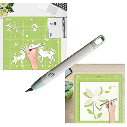Corey-z Craft Vinyl Weeding Tools Set Precision Carving Hobby Knife Pen Coming With Additional Blades and Weeder Removal Tool for Cricut Basic Weeding Tools for Art, Scrapbooking, Cutter and DIY