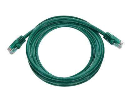 Monoprice 14FT 24AWG Cat5e 350MHz UTP Ethernet Bare Copper Network Cable - Green - color: Green, size: 14 Feet