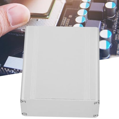 Aluminum Cooling Enclosure Case 38x88x100mm – Heat Dissipation DIY Project Box for Circuit Boards, Die Casting with Sandblasted Surface