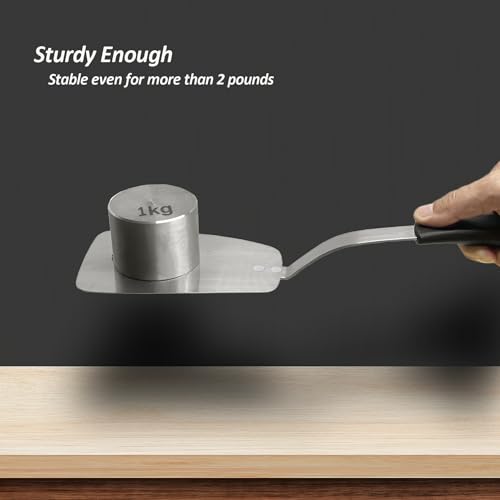 Stainless Steel Flexible Spatula, Thin Metal Turner, X' Large Solid - size: X' Large