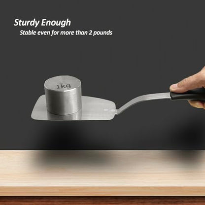 Stainless Steel Flexible Spatula, Thin Metal Turner, Small Solid - size: Small