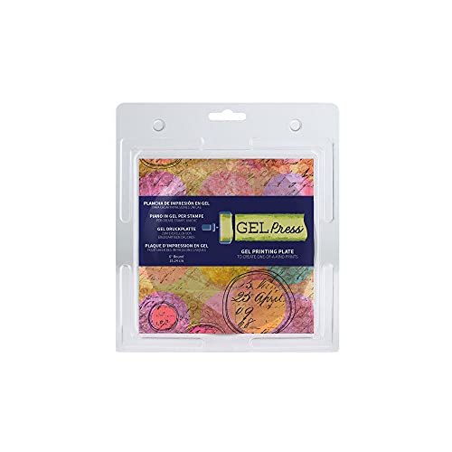 Gel Press Gelli Print Plate – (6” Circle) - 10806-6 - size: 6" Round