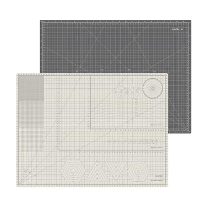 KEARING Large A2 Self-Healing Cutting Mat (24" x 18") - 5-Layer Double-Sided PVC Craft Mat with Inch & Metric Grids for Sewing, Quilting, Arts & DIY - Heavy Duty Rotary Cutter Board, 1 PCS - size: 24"L x 18"W