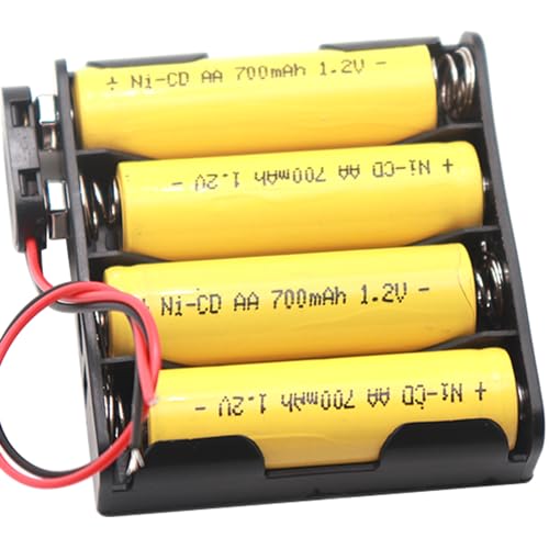 8PCS 4 AA Battery Holder with 9V Standard Snap Connector