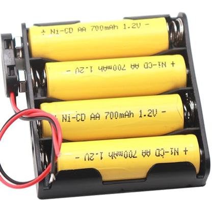 8PCS 4 AA Battery Holder with 9V Standard Snap Connector
