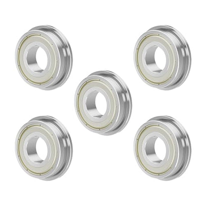 5PCS F624ZZ Flange Ball Bearing, 4x13x5mm - size: F624ZZ Size4×13×5mm