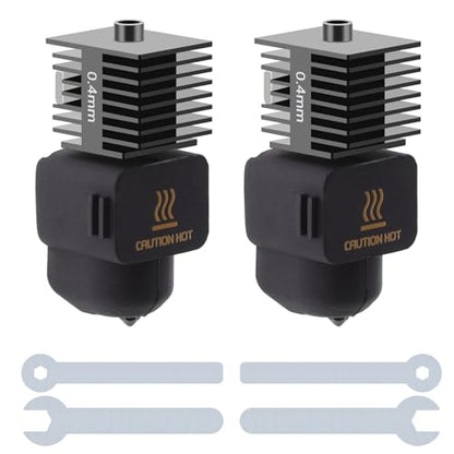 2 Pcs A1 Hotend 0.4mm, A1/A1 Mini Print Head Extruder Hotend Upgrade High-Temperature 0.4mm Hardened Steel Nozzle Replacement Compatible for Bambu Lab A1/A1 Mini Hotend Accessories, - style: A1 Mini/A1 Print Head Kit 0.4mm