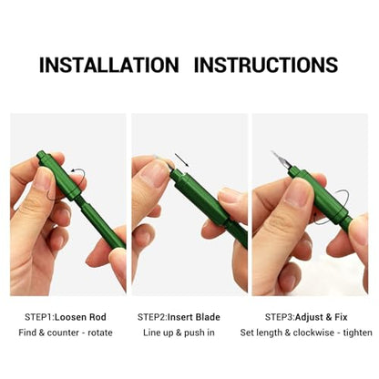 Model Scriber Tool, 2 x 0.15mm Tungsten Blades for Fine Panel Lines - size: 0.15mm