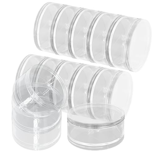 Luomorgo Stackable Clear Plastic Containers, 60ML, 5-Layer, 2 Sets - size: 60ML
