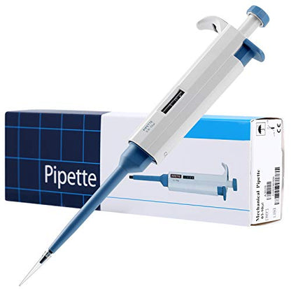 Adjustable Micropipette 0.5ul-10ul,Single Lab Pipette High-Accurate Pipette - size: 0.5-10ul