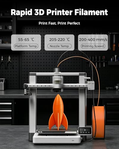 UJOY3D 4kg Hyper PLA+ Filament 1.75mm Bundle, High Toughness Upgraded PLA+ - color: Hyper Pla+ 4kg Cream White*4
