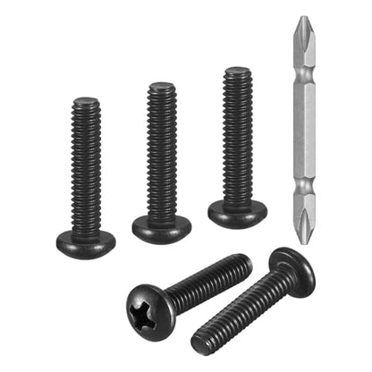 DTGN #8-32x3/4 Pan Head Machine Screw W/Screwdriver Bit 304 50pcs - size: #8-32x3/4"