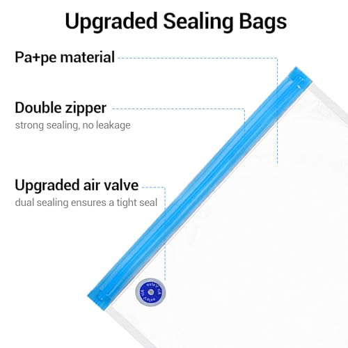20PCS Filament Storage Bags, 37 x 32CM 3D Printer Vacuum Storage Bag with Hand Pump, 3D Filament Storage Vacuum Sealed Bags for Keeping Dry