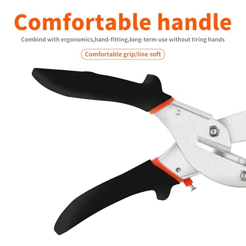 GARTOL 45-135° Adjustable Miter Shears, Quarter Round Cutter for PVC & Trim - size: HD-3101 EU - Shears With Replacement Blades