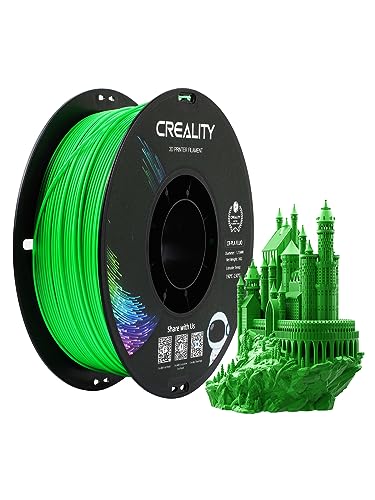 Creality PLA Filament 1.75mm, 3D Printer Filament, 1.0kg (2.2lbs) Spool, No Warp Enhanced Toughness, Dimensional Accuracy ±0.03mm Printing Filament, for FDM 3D Printers (Fluorescent Green) - color: 1kg Fluorescent Green