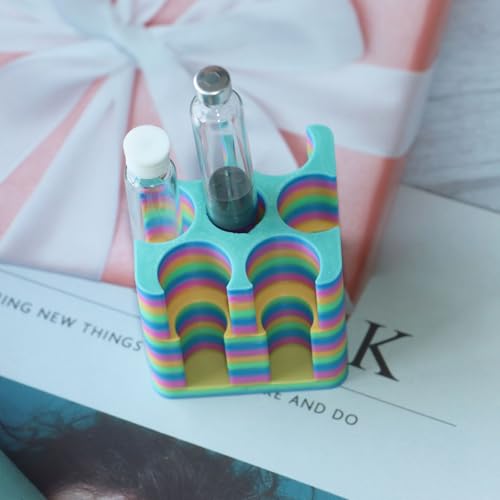PIAOLGYI Holder for 3ml Vials or Cartridge,3ml Cartridge Holder with Purging Station - color: Colorful
