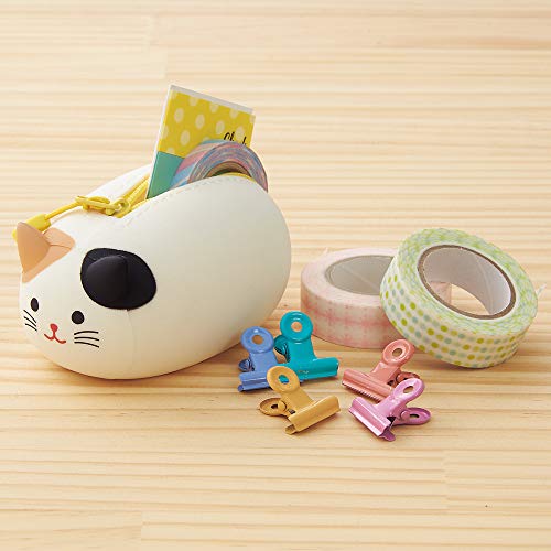 LIHIT LAB PuniLabo Mini Zipper Pouch, Horizontal, 2.2" x 2.7", Shiba Dog (A7780-2) - color: Shiba Dog, size: 2.2" × 2.7"