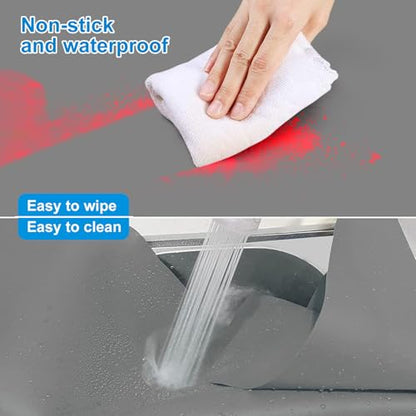 AECHY Silicone Mat for Kitchen Counter, 27.5" x 16.5" x 0.08", Dark Gray - color: Dark Gray, size: 27.5" x 16.5"