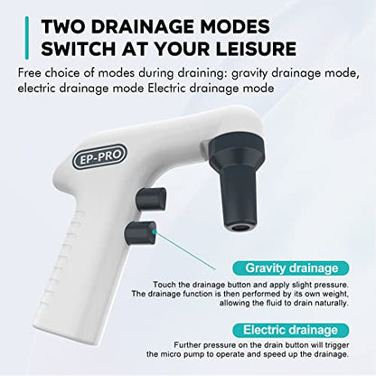 LAB FISH EP100PRO Pipette Controller, 0.1-100ml 6 Speeds Digital