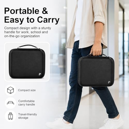 PAIYULE Label Maker Case for DYMO LabelManager 160/280, Black - color: black