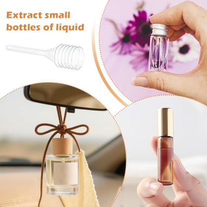 Small Funnel Kit 12 Pack, 3 Sizes Tiny Funnels for Filling Small Bottles