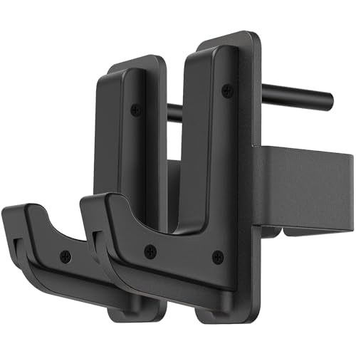 SELEWARE Heavy Duty J Hooks for Power Rack, 2" x 2" Tube, 1/2" Holes - color: For 1/2" Hole of 2x2 inch Rack
