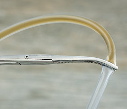 SE 6.25-Inch Stainless Steel Curved Forceps - Self-Locking, Serrated Tip for Precision Grip and Clamping - Perfect for Crafting, Fishing Tasks, Jewelry Making, and More! - - size: 6-1/4", style: Curved