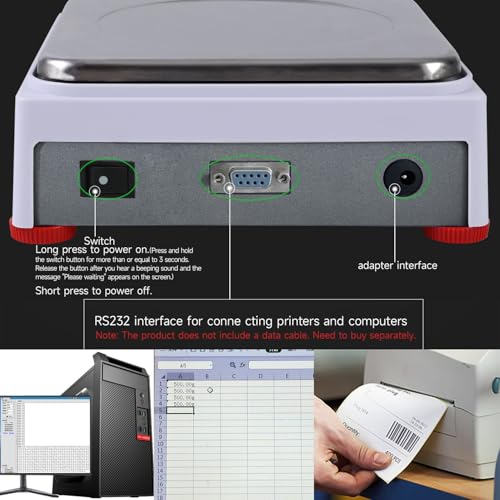 5kg x 0.01g Smart Lab Analytical Balance - 5 Modes, 19 Units & Custom Units - size: 5000 g / 0.01 g (6 Weighing Functions)