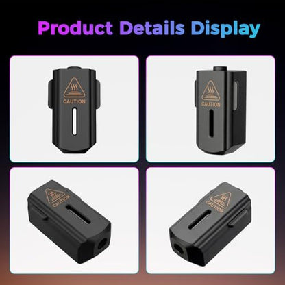 Creality Official SPARKX i7 Hotend Sock 3PCS, Original i7 High-Temperature Silicone Cover for Heater Block, Non-Stick Heat Insulation Sleeve for Creality SPARKX i7 3D Printer (3PCS) - style: Hotend Silicone Cover