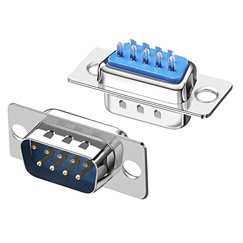 DB9 20 Sets Solder Connector 9PIN RS232 Terminal Adapter - style: DB9