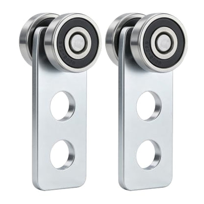 2Wheel Trolley Assembly Rollers.Bearing Trolley Assembly.The top of the Trolley has Room for Set Screws, Allowing the use of a 1-5/8" high Strut Channel to Save on Construction Costs. - style: E-2Wheel Trolley 2pcs