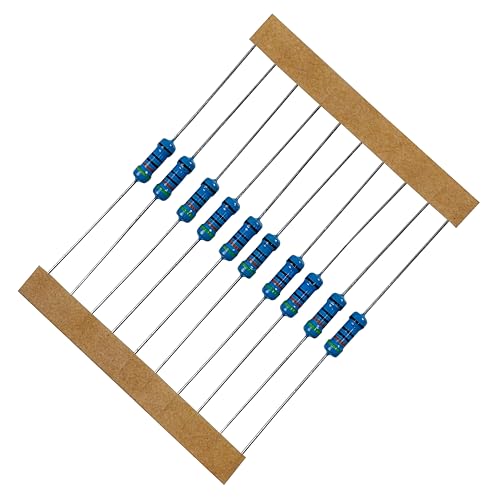 150 Values 1500 Pieces Metal Film Resistor Kit 1 ohm-10M ohm 1/2W 1% - style: 1/2W 1% 1500PCS