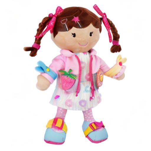 June Garden 15" Daisy Montessori Learn-to-Dress Plush Doll - color: Daisy