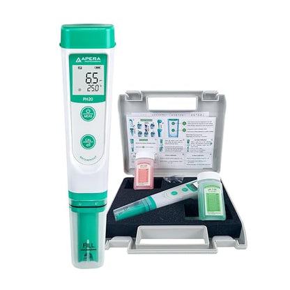 APERA INSTRUMENTS AI209 Value Series PH20 Waterproof pH Tester Kit, ±0.1 pH Accuracy - style: Regular Kit