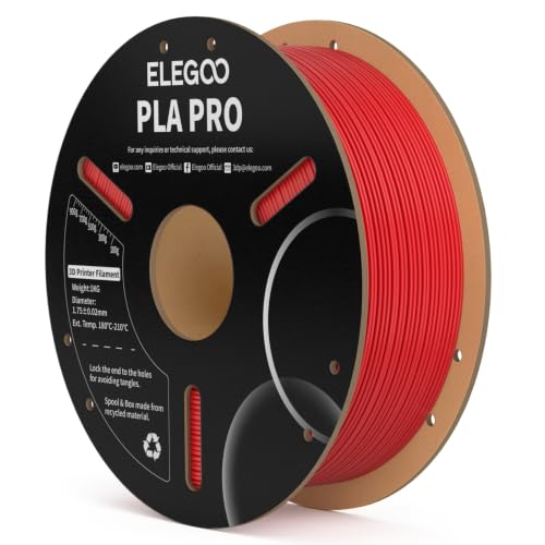 ELEGOO PLA 3D Printer Filament 1.75mm True Red 1KG - color: 01-true Red, size: 1kg