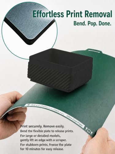 SuperTack Double-Sided Cool Plate 125x125mm for Voron V0 - style: 125x125 green cold plate
