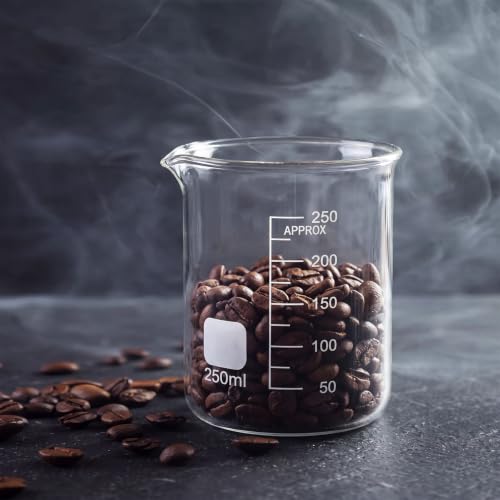 8 Pcs 250ml Glass Beaker Set Griffin High Borosilicate Beaker