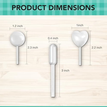 Cupcake Pipettes Bulk Dropper Set for Filling Creams Sauces 200 Pk - size: 200Pk