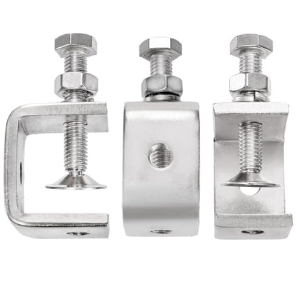 10 Pieces 304 Stainless Steel C-Clamps, 1 Inch