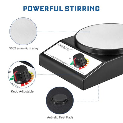 Magnetic Stirrer Set Corrosion-Resistant Magnetic Stir Plate (Non-Heating) - style: Stirrer Set