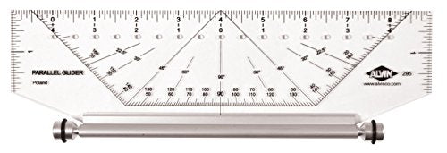 Alvin, 295M, Easy-To-Use Professional Parallel Glider Metric - 10 Inches