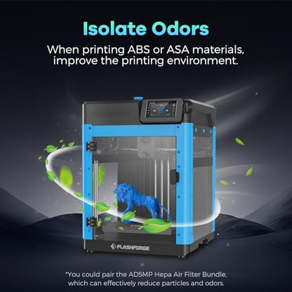 FLASHFORGE Adventurer 5M 3D Printer Enclosure kit, DIY Design, Reduce Noise, Increase Safety and Odor Isolation, Supports Printing High Temperature Filaments, Like ASA and PC