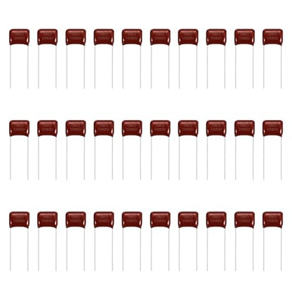 MECCANIXITY 30 Pcs Metallized Polypropylene Film Capacitors 333J 0.033UF - size: 333J 0.033UF