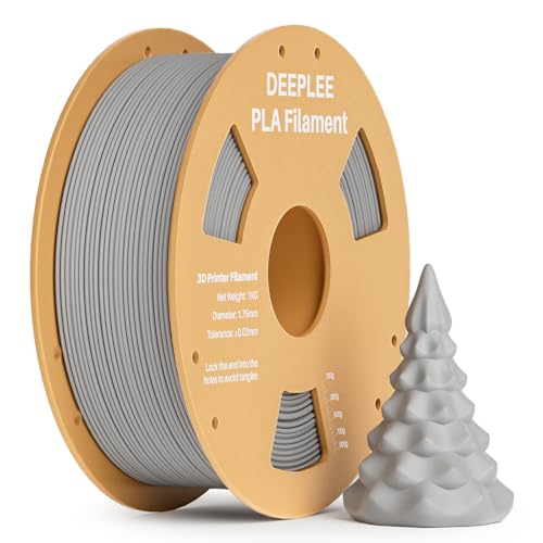 PLA 1.75mm 3D Printer Filament, 1kg Grey - color: 1*gray